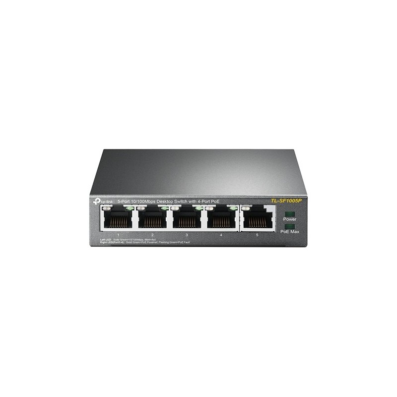 TP-LINK SWITCH 5 PUERTOS 10/100 + 4 PoE