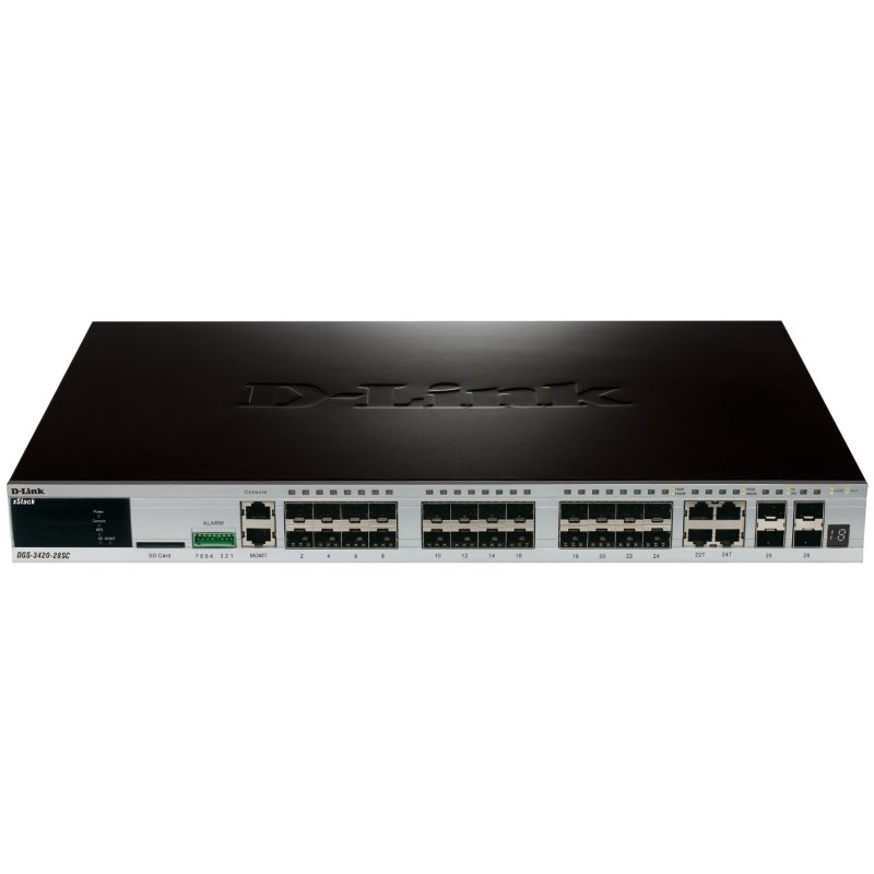 D-Link DGS-3420-28SC Switch L2+ 20xSFP+ 4xSFP
