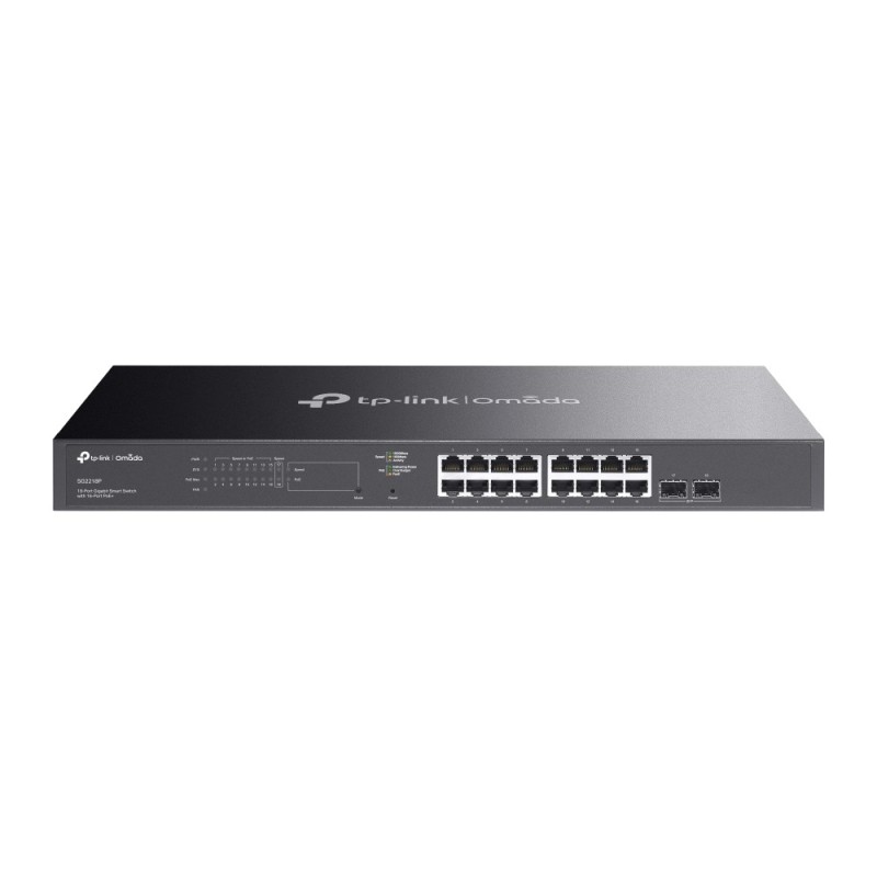 TP-LINK EASY SMART SWITCH 16 PORT 10/100/1Gbit RACK PoE+ w2 SFP
