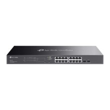 TP-LINK EASY SMART SWITCH 16 PORT 10/100/1Gbit RACK /w2 SFP