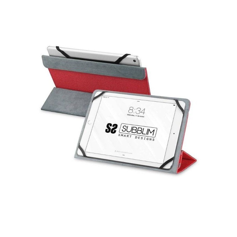 FUNDA TABLET FREECAM HASTA 11'' ROJO SUBBLIM