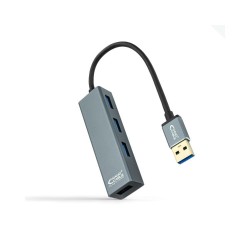 HUB 4 PUERTOS USB 3.0 10 CM NANOCABLE