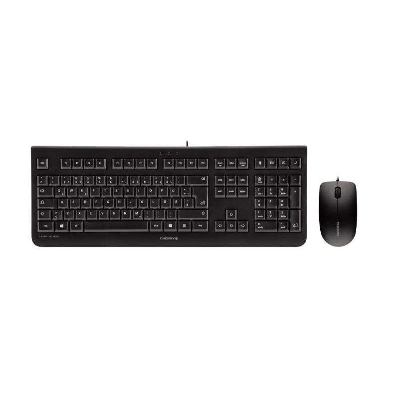 TECLADO + RATON DC 2000 NEGRO CHERRY
