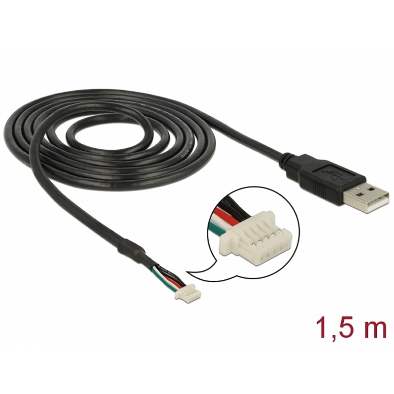 Delock Cable conexión USB2.0Tipo-A macho a cámara
