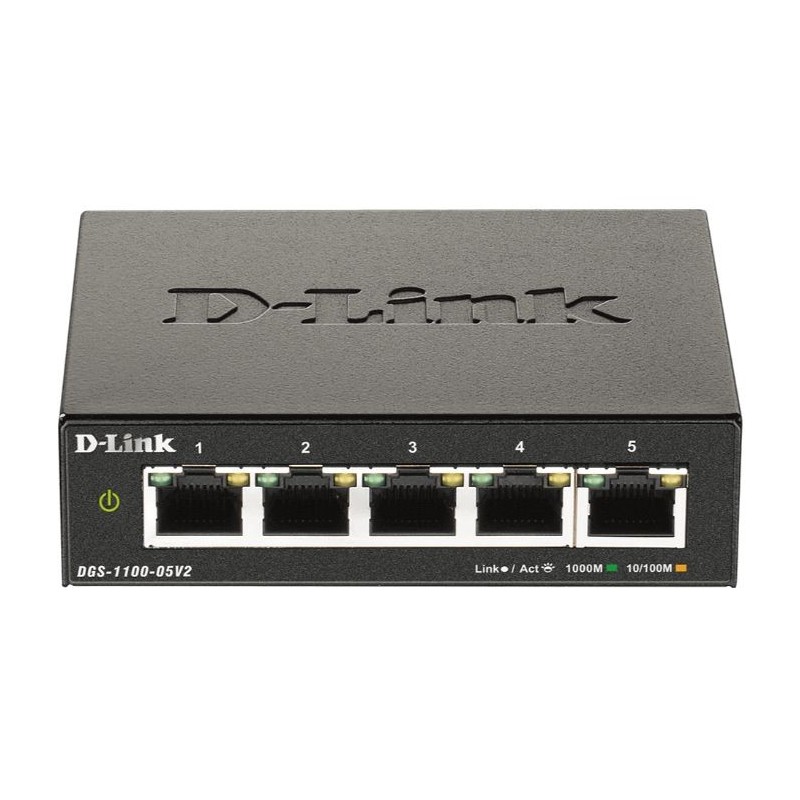 D-LINK SWITCH 5 PUERTOS 10/100/1Gbit EASYSMART