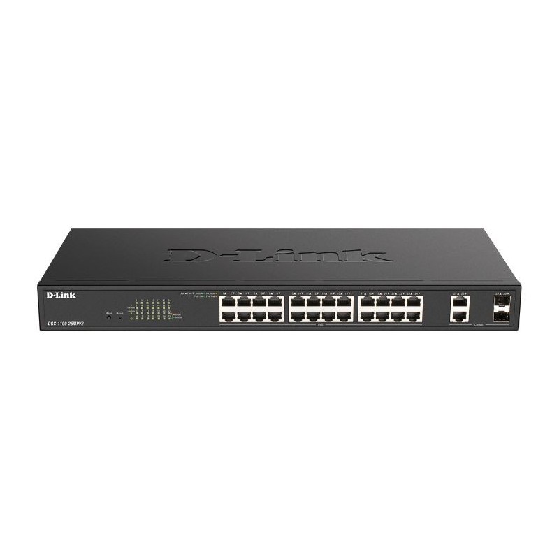 D-LINK SWITCH 26 PUERTOS 10/100/1Gbit PoE MAX POWER + 2 SFP