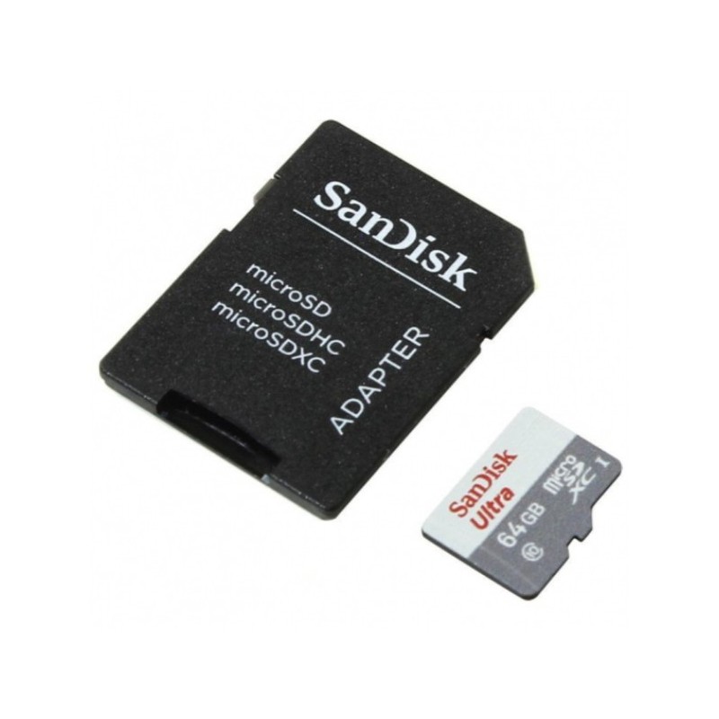 MICRO SD 64 GB 1 ADAP. CLASS 10 SANDISK