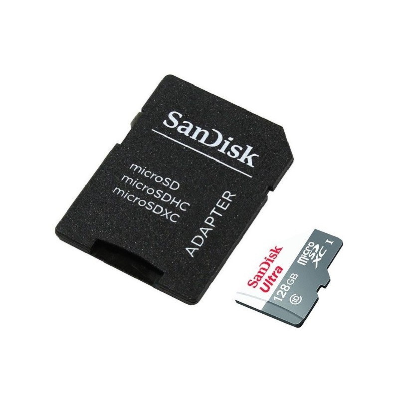 MICRO SD 128 GB 1 ADAP. CLASS 10 SANDISK