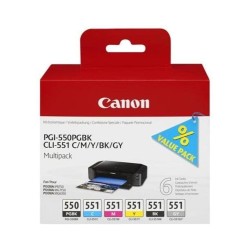 CARTUCHO CANON PGI550 + CLI551