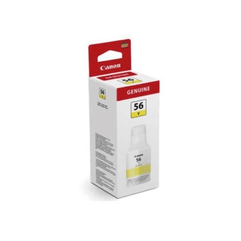 CARTUCHO BOTELLA TINTA AMARILLO GI-56 CANON