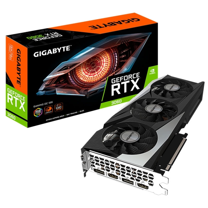 Gigabyte VGA NVIDIA RTX 3060 GAMING OC 12GB