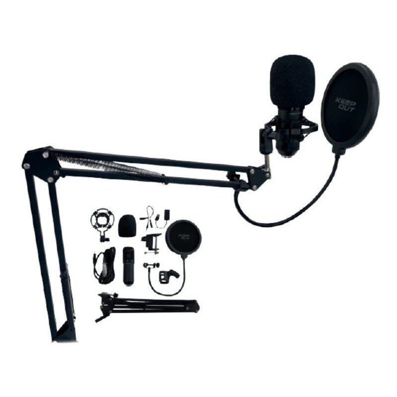 MICROFONO XLR PRO KIT NEGRO KEEPOUT