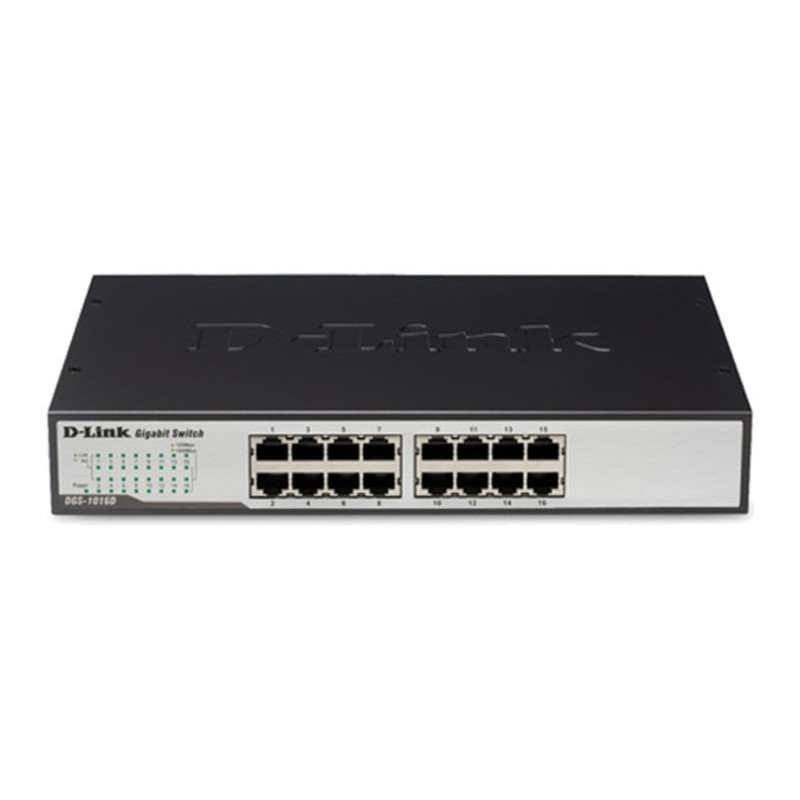 D-LINK SWITCH 16 PUERTOS 10/100/1Gbit RACK