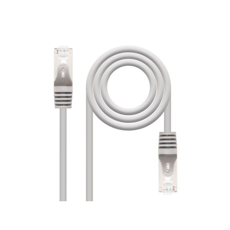 CABLE DE RED LATIGUILLO RJ45 FTP CAT6 AWG24 3 M GRIS NANOCABLE