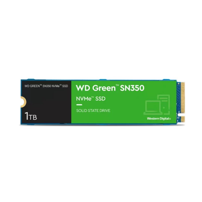 WD Green SN350 WDS100T3G0C SSD 1TB PCIe NVMe 3.0