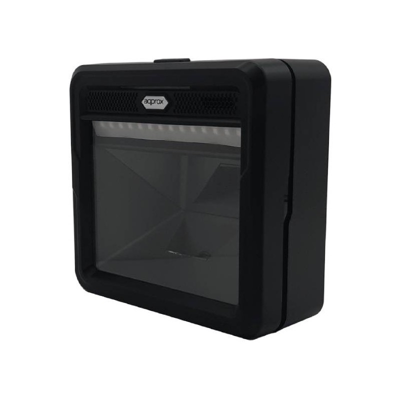 LECTOR CODIGO BARRAS SOBREMESA 1D/2D APPLS08+ NEGRO APPROX