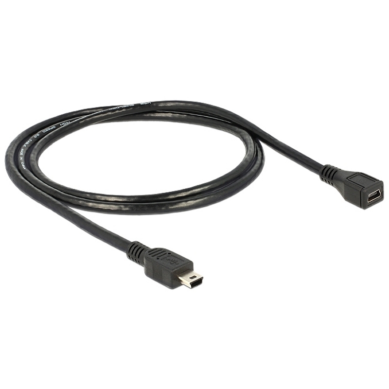 Delock Cable USB 2.0 Macho/Hembra Connector, 1M
