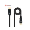 CABLE DISPLAYPORT VESA 1.4 DP/M-DP/M NEGRO 1.5 M NANOCABLE