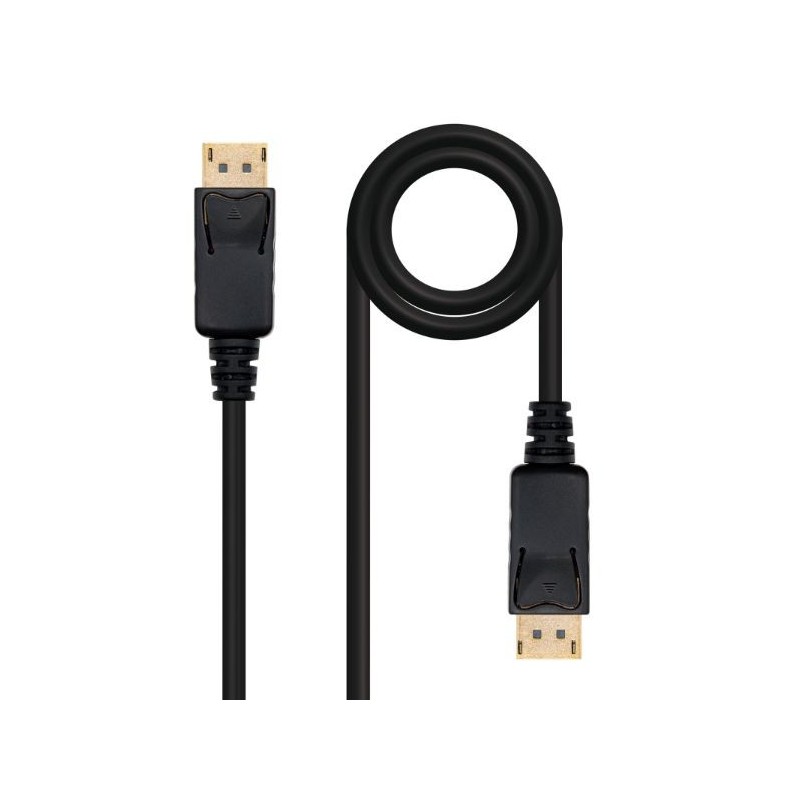 CABLE DISPLAYPORT DP/M-DP/M NEGRO 1.5 M NANOCABLE