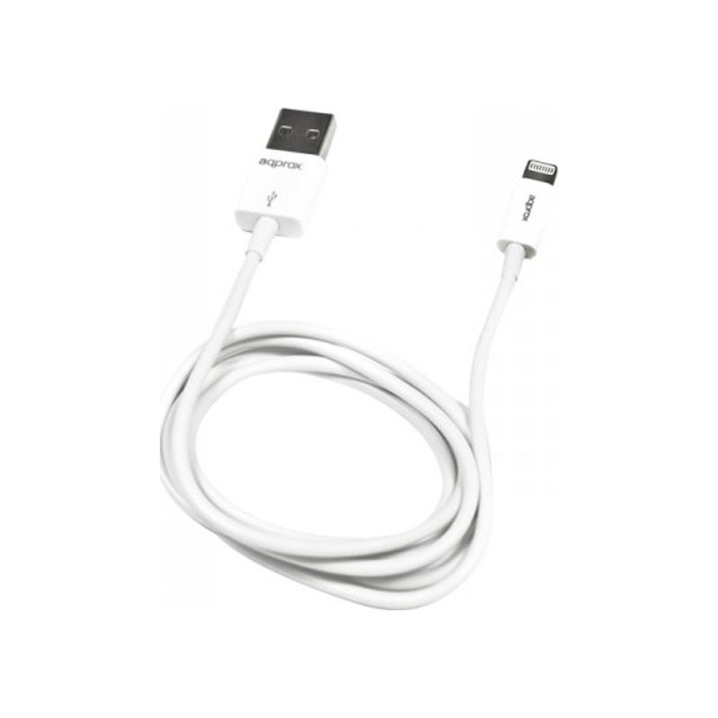 CABLE DATOS/CARGADOR USB LIGHTNING 1M APPROX