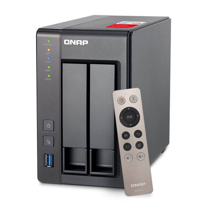 QNAP TS-251+-2G NAS 2XHDD-Bay 2xGbE 4xUSB