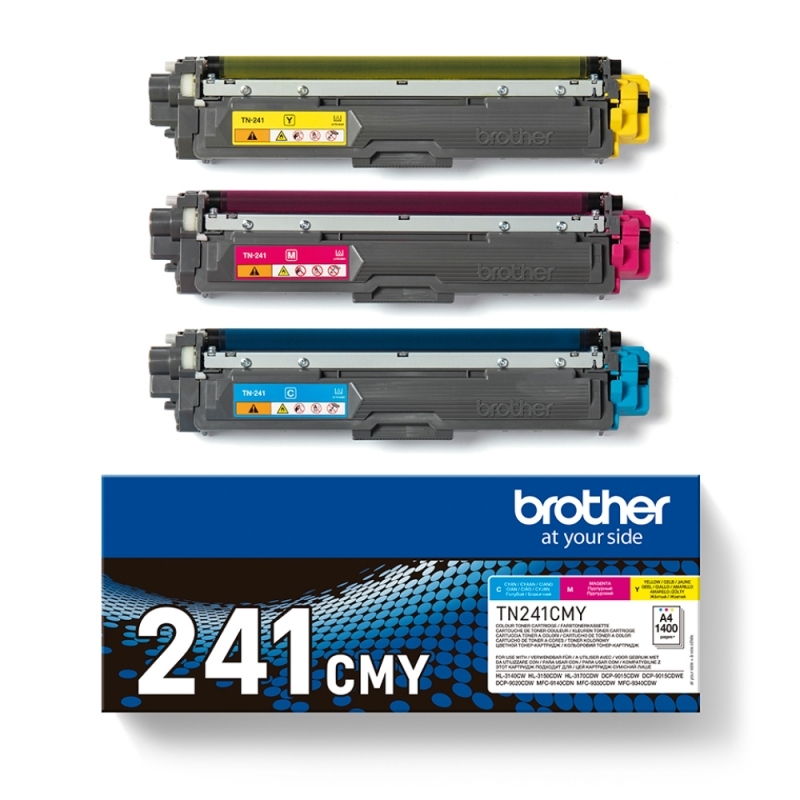 Brother Tóner Multipack TN241CMY Cyan/Magenta/Amar