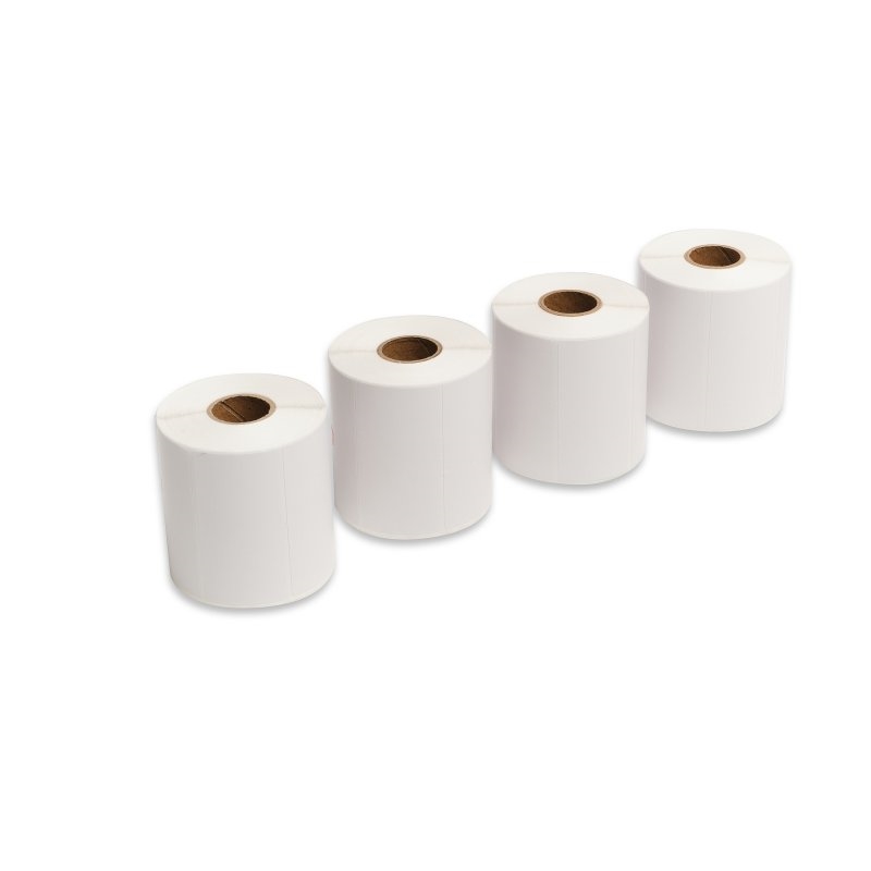 iggual Pack 4 rollos papel 700 etiquetas 74x37 mm