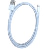 CABLE DATOS/CARGADOR USB LIGHTNING 2M BLANCO NANOCABLE