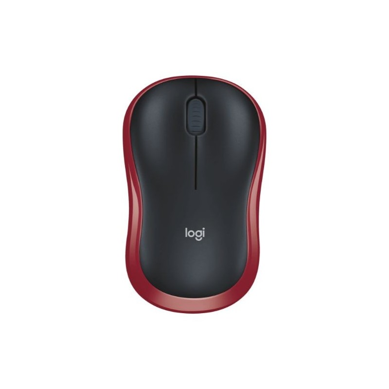RATON OPTICO WIRELESS M185 ROJO LOGITECH