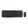 TECLADO + RATON WIRED MK120 USB NEGRO LOGITECH