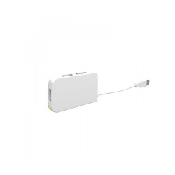 HUB 4 PUERTOS USB TRAVEL BLANCO APPROX