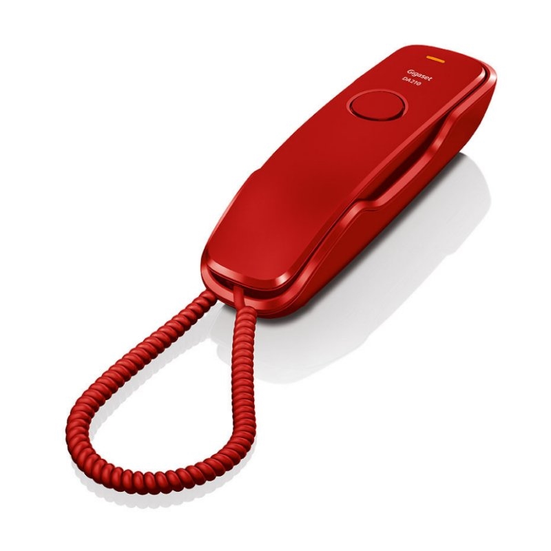 Gigaset DA210 Teléfono Fijo Rojo