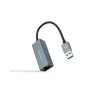 CONVERSOR USB 3.0 A ETHERNET GIGABIT 10/100/1000 Mbps 15 CM GRIS NANOCABLE