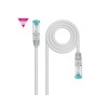 CABLE DE RED LATIGUILLO 600MHZ LSZH SFTP PIMF CAT7 AWG26 20 M GRIS NANOCABLE