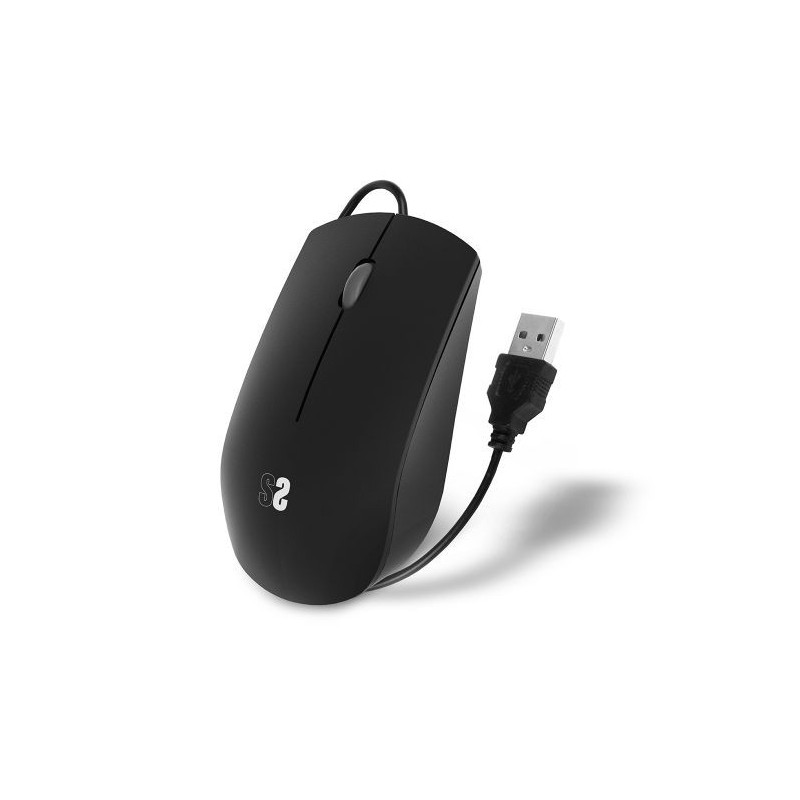 RATON OPTICO BUSINESS SILENCIOSO WIRED NEGRO SUBBLIM