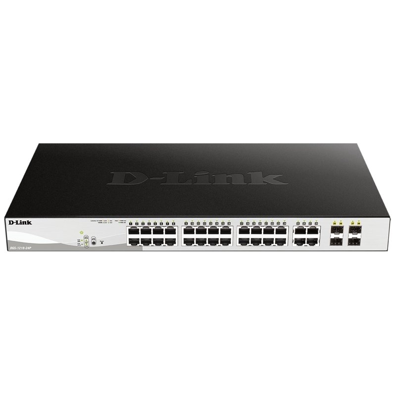 D-Link DGS-1210-24P/E Switch 24xGB 12xPoE 4xSFP