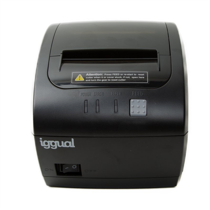 iggual Impresora térmica TP7001 USB+RJ45 negro