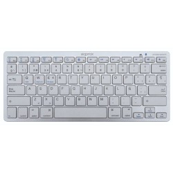 TECLADO UNIVERSAL BLUETOOTH MX300 PLATA APPROX