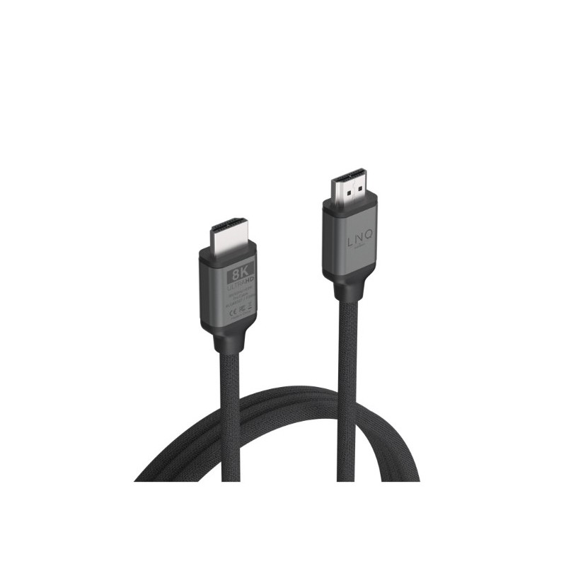 CABLE HDMI V2.1 8K NEGRO 2M LINQ
