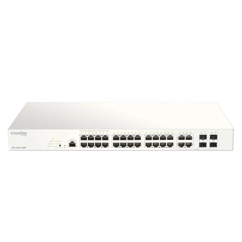 D-Link DBS-2000-28MP/E 28xGb PoE+ Switch 370W 1Y