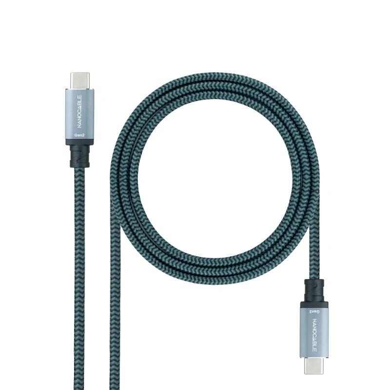 Nanocable Cable USB 3.1GEN2 5A USB-C/M-USB-C/M 1 M