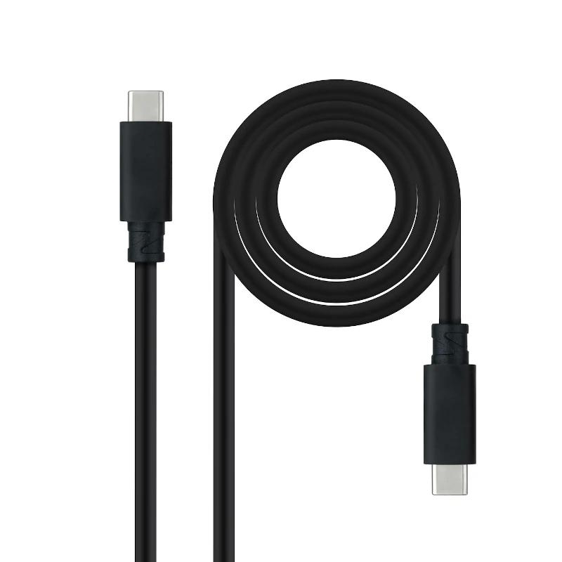 Nanocable Cable USB 3.1GEN2 5A USB-C/M-M 1,5 M