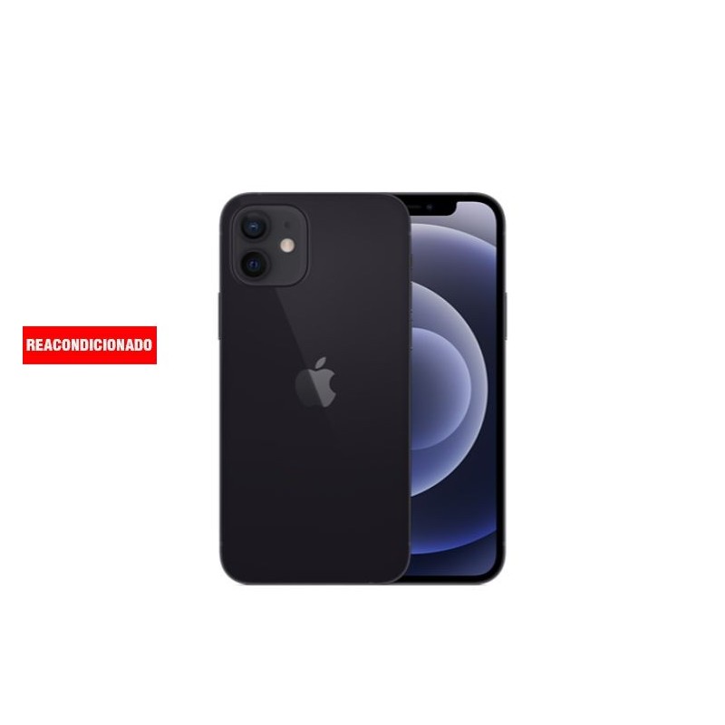 APPLE iPHONE 12 128GB BLACK REACONDICIONADO GRADO A+