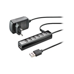 HUB 7 PUERTOS USB IHUB7 TINY + AC ADAPTER NGS