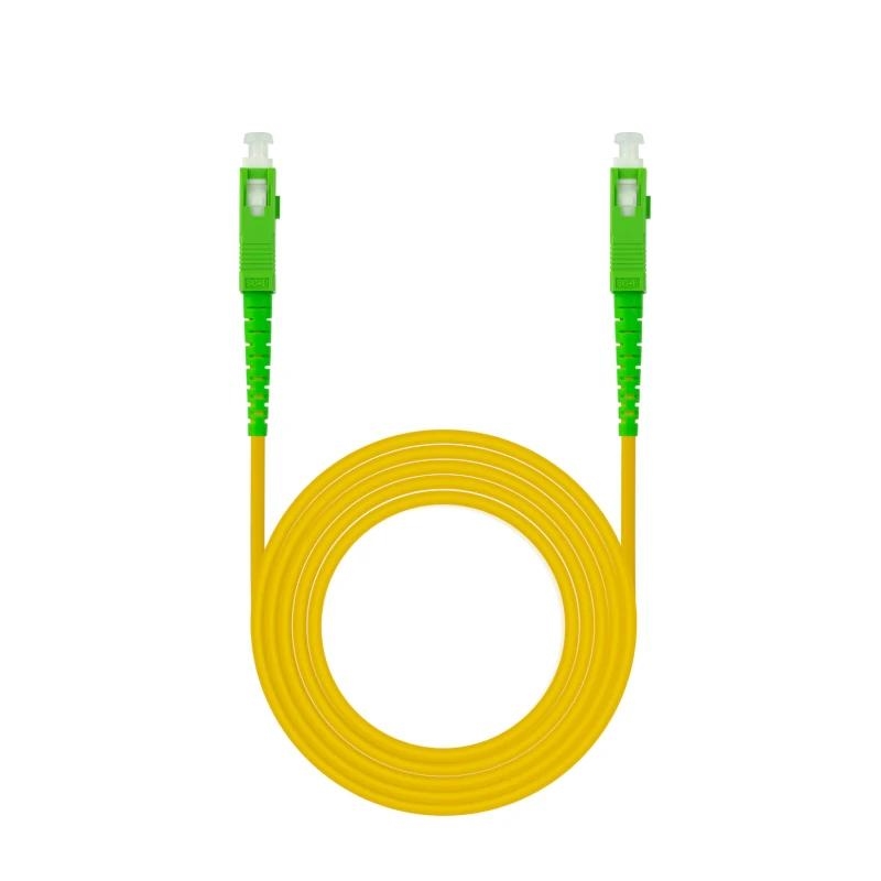 Nanocable Cable fibra SC-APC LSZH Amarillo 40m