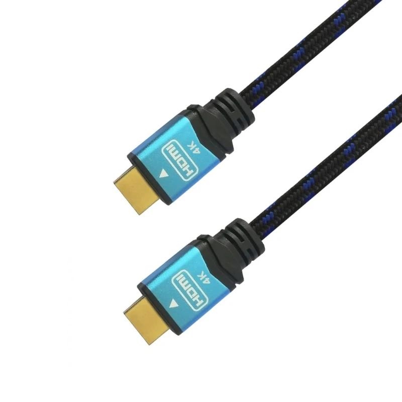 Aisens Cable HDMI Alta Veloc AM-AM Negro/Azul 2.0M