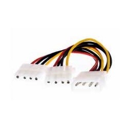 CABLE ALIMENTACION MOLEX 2 CONECTORES 20 CM NANOCABLE