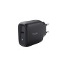 CARGADOR PARED/VIAJE USB-C 45W MAXO NEGRO TRUST