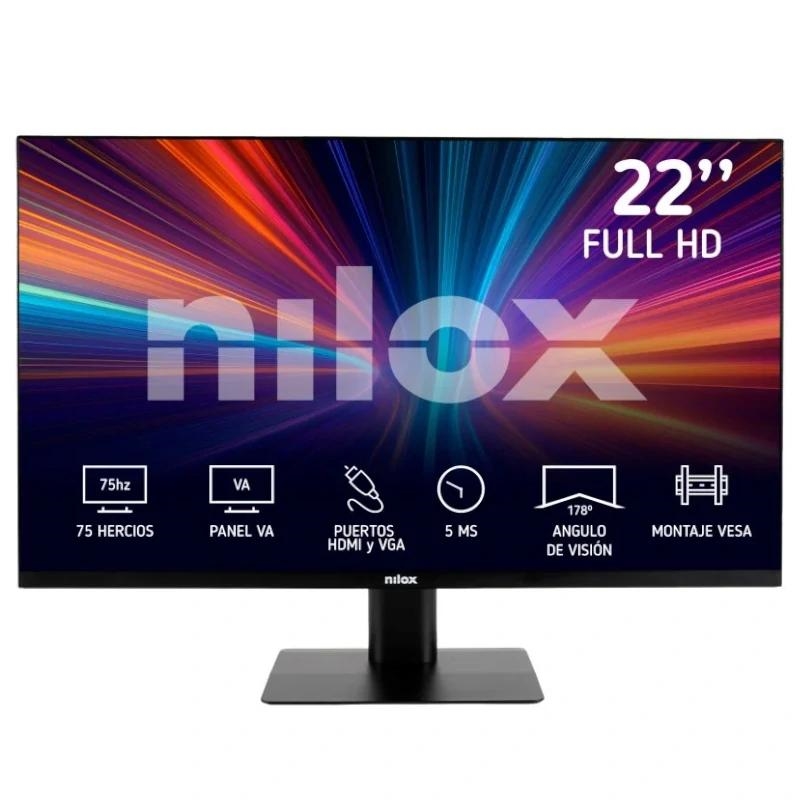 NILOX NXM22FHD11 Monitor 21.5" IPS 5ms VGA HDMI
