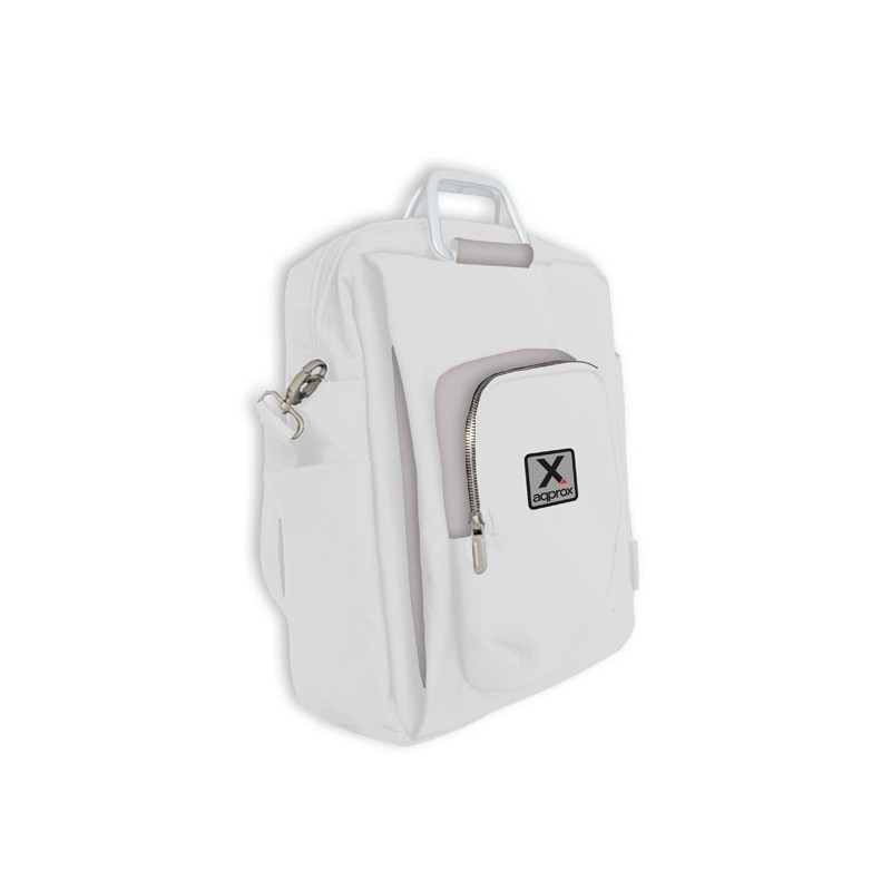 MALETIN VERTICAL 15.6'' BLANCO/GRIS APPROX